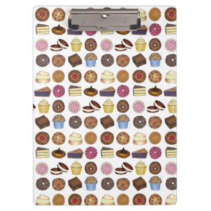 Feinschmecker mit Backwaren Muffin Cake Whoopie Pi Klemmbrett