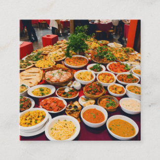 "Feinschmecker Paradise Contact Card" Telefonnummerkarte