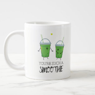 Feinschmecker Spaß Flirt grüne Smoothies Cartoon Jumbo-Tasse