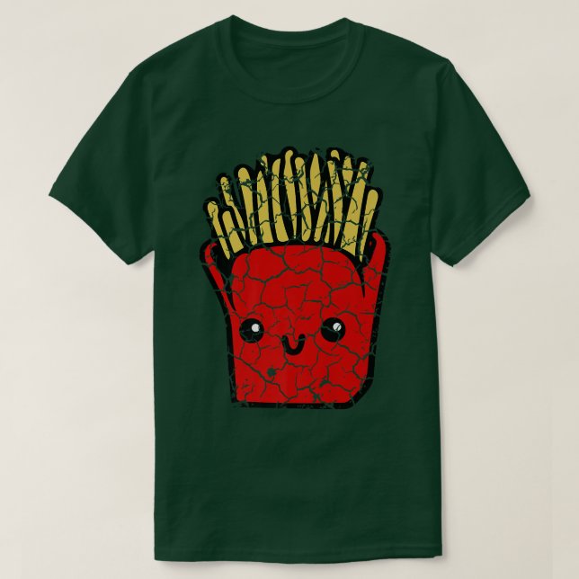Feinschmecker zum Kochen Franzosen Pommes frites N T-Shirt (Design vorne)