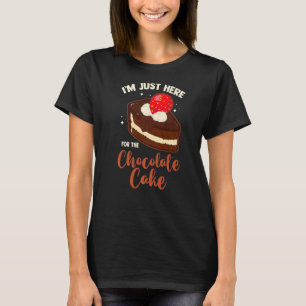 Feinschmecker zum Kuchen für Schokolade T-Shirt