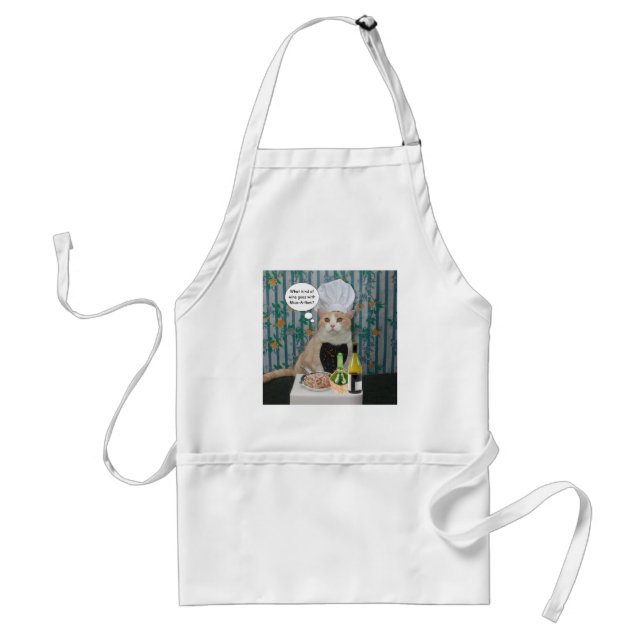 Feinschmeckerische Katze Schürze (Vorne)