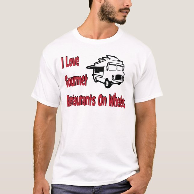 Feinschmeckerische Restaurants der Liebe I auf T-Shirt (Vorderseite)