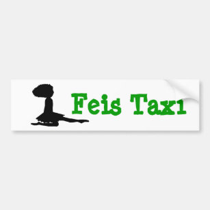 "Feis Taxi-" Iren-Tanz-Autoaufkleber Autoaufkleber