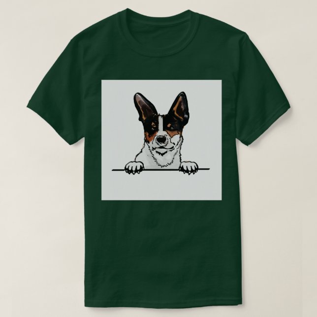 Feist rat Terrier T-Shirt (Design vorne)
