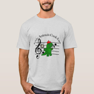 Feisty Animals Cook Eggs T - Shirt