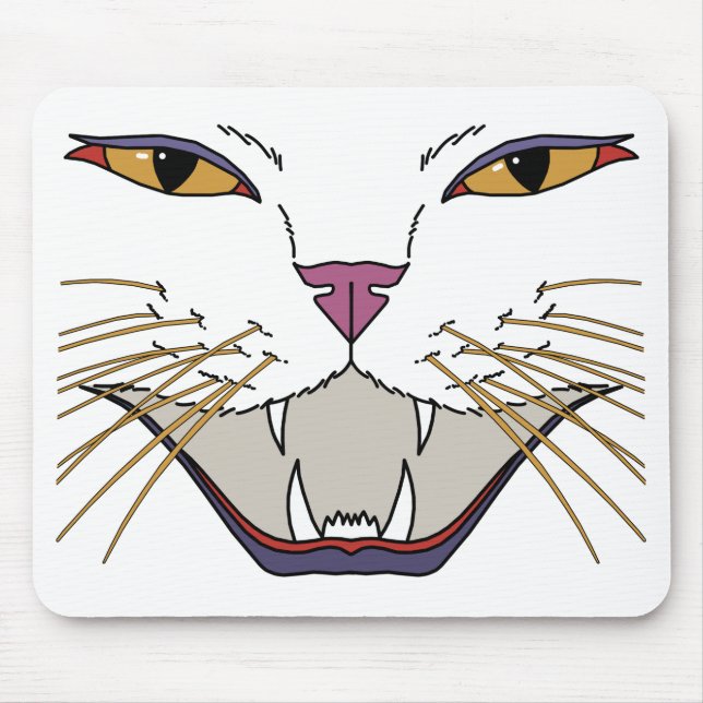 Feisty Cat Lover Mousepad (Vorne)