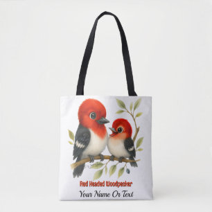 Feisty Red-kopfender Woodpecker