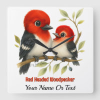 Feisty Red-kopfender Woodpecker
