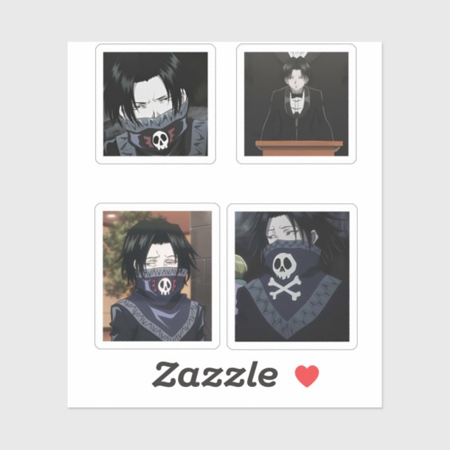 Feitan Portier Jäger x Jäger Anime Aufkleber Pack (Blatt)