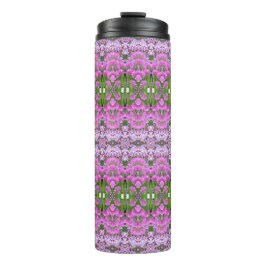 Feld-Blume Ikat 2 Thermosbecher