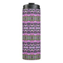 Feld-Blume Ikat 4 Thermosbecher