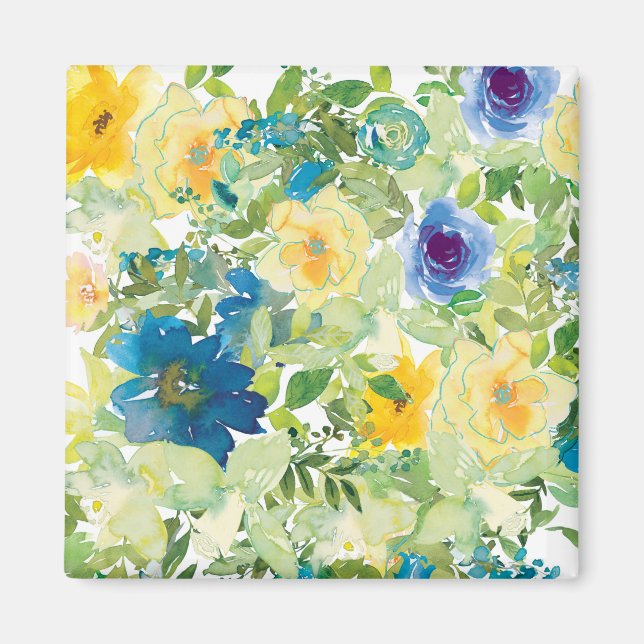 Feld Blume Magnet (Vorne)