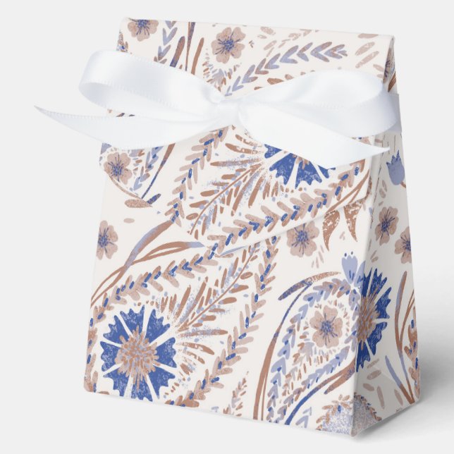 Feld Blume Paisley Muster Geschenkschachtel (Vorderseite)