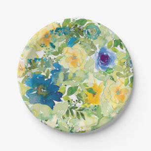 Feld Blume Pappteller