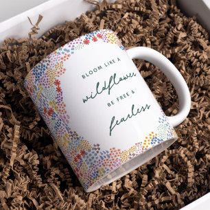 Feld Blume Zweifarbige Tasse