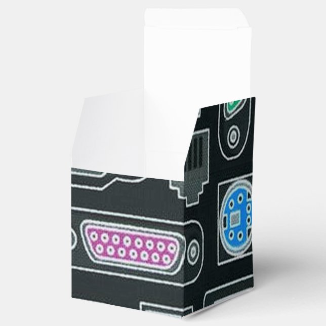 Feld "Cube Fevor" für Computergeek-Eingabemuster Geschenkschachtel (Geöffnet)