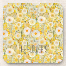 Feld der Blume Gelborange Natur glücklicher Spaß