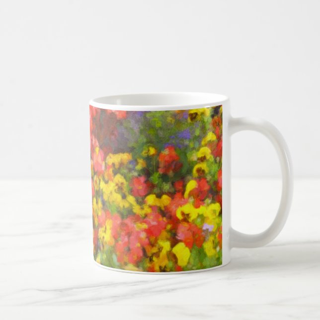 Feld der Blumen-Tasse Kaffeetasse (Rechts)