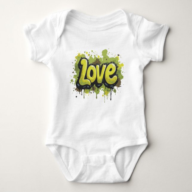 Feld der endlosen Liebe Baby Strampler (Vorderseite)