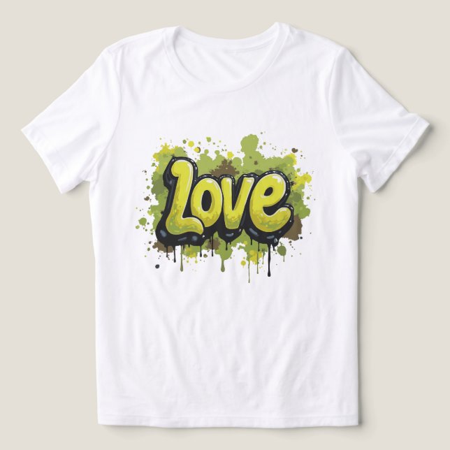 Feld der endlosen Liebe Tri-Blend Shirt (Design Vorderseite)
