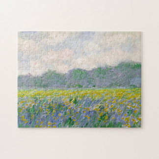 Feld der gelben Iren Monet Fine Art Puzzle