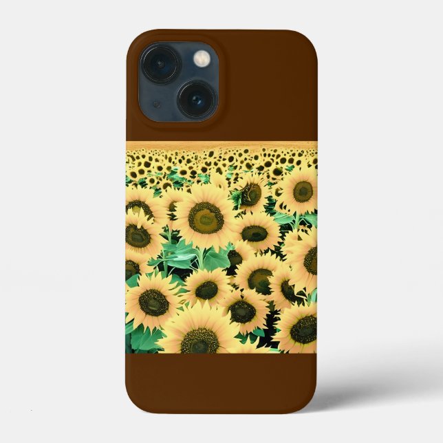 Feld der goldgelben Sonnenblumen Case-Mate iPhone Hülle (Rückseite)