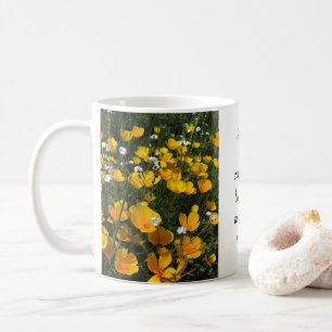 Feld der Mohnblumen-Bibel-Vers-Tasse Kaffeetasse