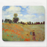 Feld der Mohnblumen, Claude Monet Mousepad<br><div class="desc">Feld der Mohnblumen. Landschaftsmalerei durch Claude Monet. Claude Monet (1840 - 1926) war ein Gründer der französischen Impressionistmalerei und der konsequenteste und reichste Praktiker der Philosophie der Bewegung des Ausdrückens von irgendjemandes Vorstellungen vor Natur, besonders in Bezug auf Pleinluft Landschaftsmalerei. Der Ausdruck Impressionismus wird vom Titel seinem Malerei Eindruck, Sonnenaufgang...</div>