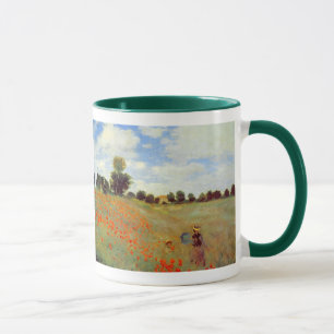Feld der Mohnblumen, Claude Monet Tasse