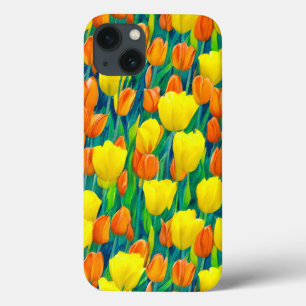 Feld der orangen und gelben Tulpen Case-Mate iPhone Hülle