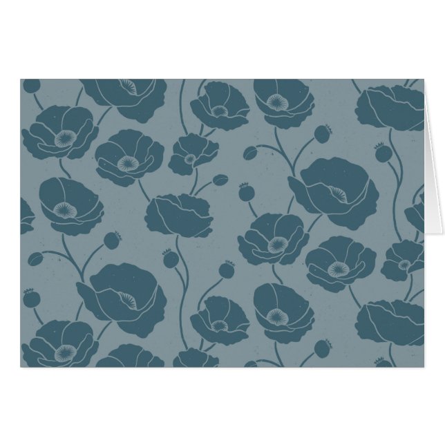 Feld der Poppies-Blues (Vorderseite (Horizontal))