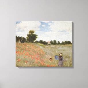 Feld der Poppies Claude Monet Leinwanddruck