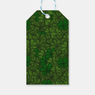 Feld der Shamrocks Digitale Kunst Muster St. Patri Geschenkanhänger