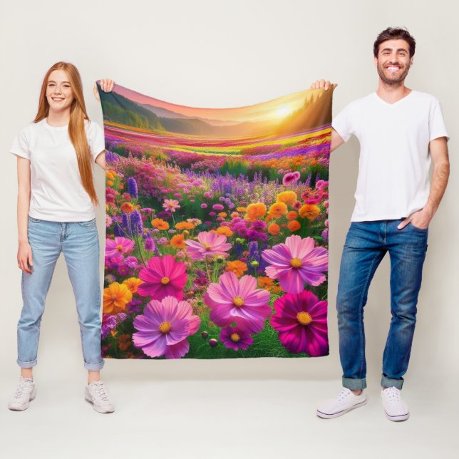 Feld der Strahlkraft Fleecedecke (Beispiel)