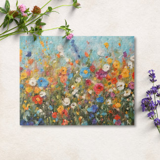 Feld der Wildblumen Puzzle