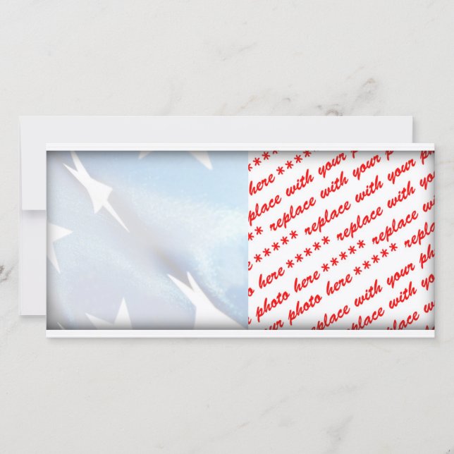 Feld des Blauen der amerikanischen Flagge (Vorderseite)