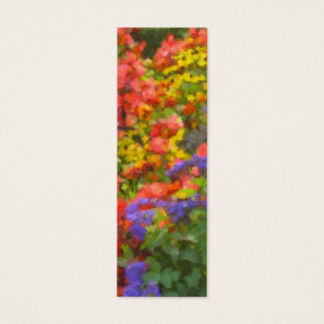 Feld des Blumen-Lesezeichens (Vorderseite)