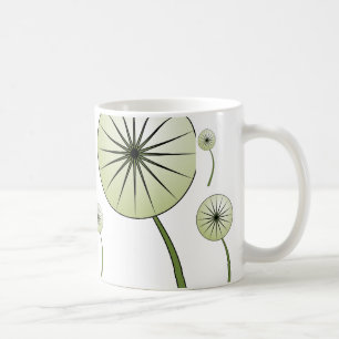 Feld des Löwenzahns Tasse