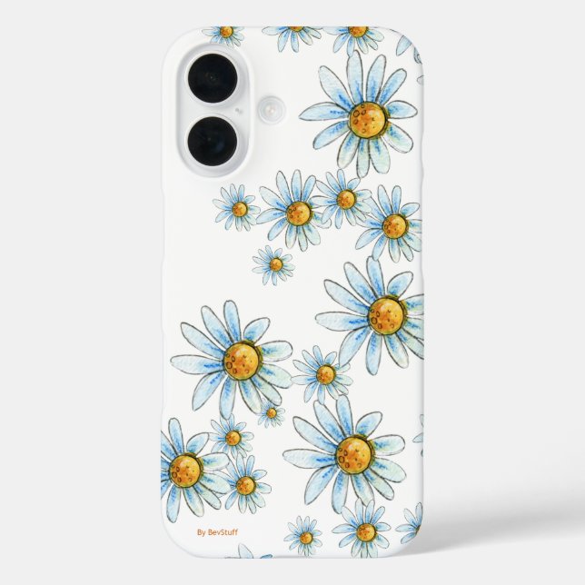 Feld für Blue Daisies - Fall Case-Mate iPhone Hülle (Rückseite)