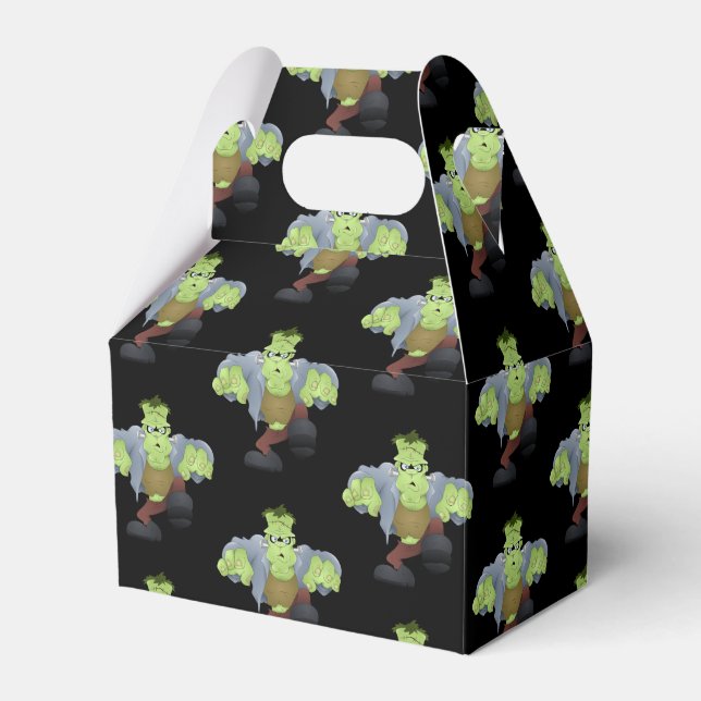 Feld "Halloween-Party Leckerei" Geschenkschachtel (Vorderseite)