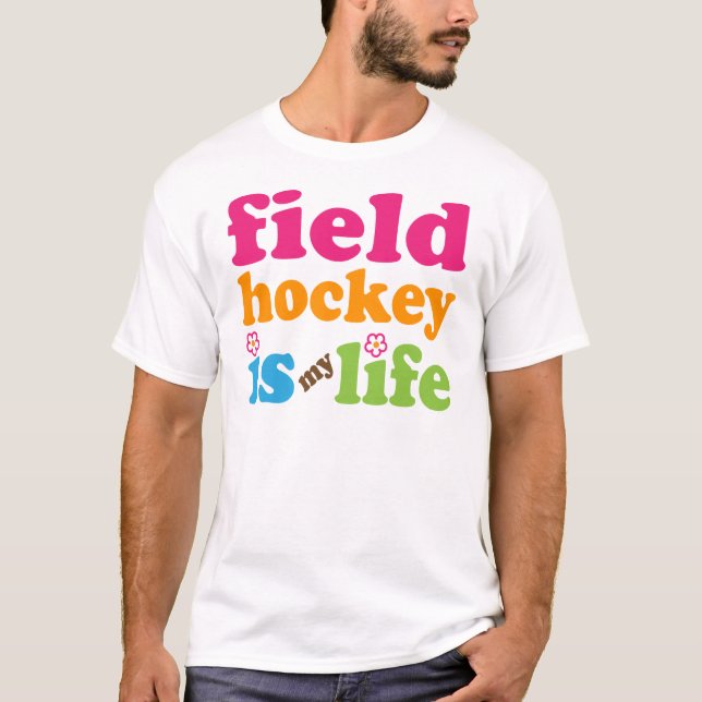 Feld-Hockey-Spieler-Geschenk-Mädchen T-Shirt (Vorderseite)