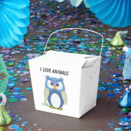 Feld "I Liebe Tiere" Geschenkschachtel