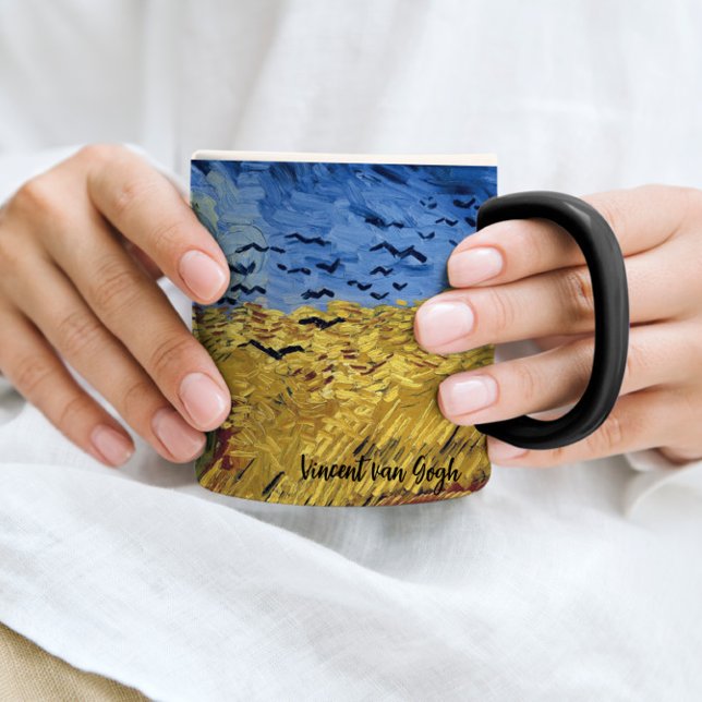 Feld mit Crows Vincent van Gogh-Tasse Tasse (Von Creator hochgeladen)