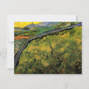 Feld mit jungem Weizen, Sonnenaufgang von Vincent 