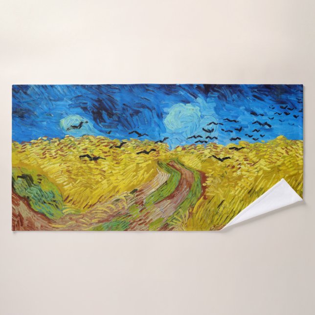 Feld mit Kronen, Van Gogh Badehandtuch (Badehandtuch)