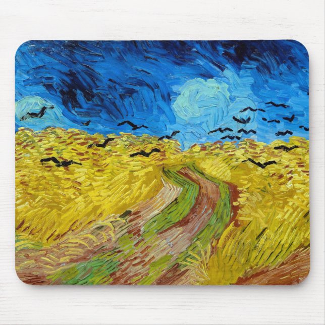 Feld mit Kronen, Van Gogh Mousepad (Vorne)