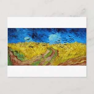 Feld mit Kronen, Van Gogh Postkarte