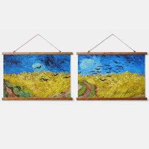 Feld mit Kronen, Van Gogh Wandteppich Mit Holzrahmen