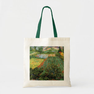 Feld mit Mohn von Vincent van Gogh Tragetasche